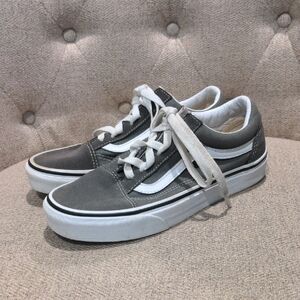 Vans Old Skool Skate Shoes - Pewter Gray - Size 4.5 Men, Size 6 Women